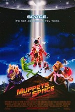 MUPPETS FROM SPACE - 27"x40" D/S Original Movie Poster One Sheet 1999 Kermit