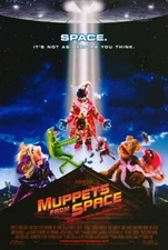 MUPPETS FROM SPACE - 27"x40" D/S Original Movie Poster One Sheet 1999 Kermit
