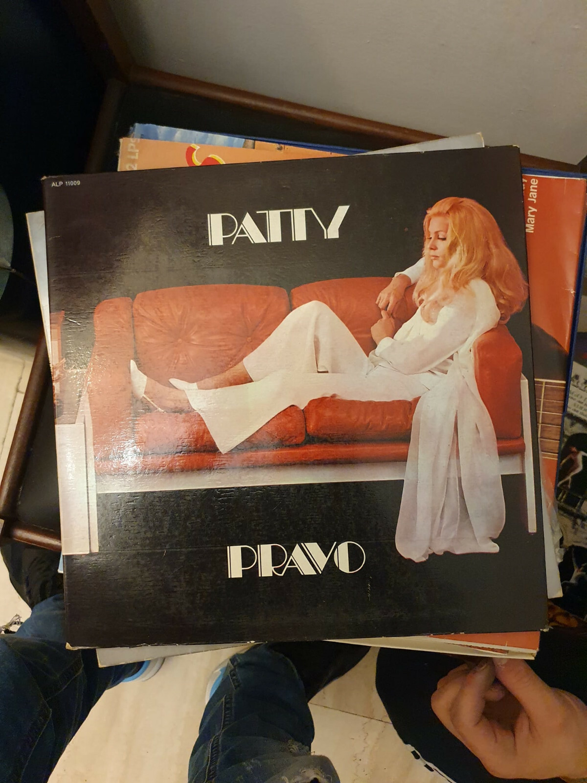 Disco in vinile Patty Pravo anni '70