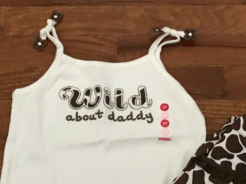 New Gymboree Girls Safari Fashion Wild About Daddy Top and Giraffe Pant 5 5T - Picture 8 of 11