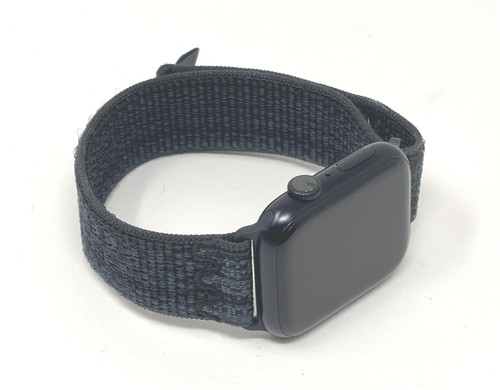 Apple Watch Series 9 45mm Midnight z czarno-niebieską pętlą sportową Nike GPS używany - Zdjęcie 4 z 5
