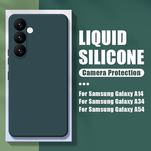 Funda de silicona líquida para Samsung S24 FE Ultra S23 S22 S21 cubierta blanda a prueba de golpes - Imagen 10 de 35
