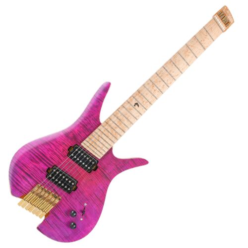 Batking Electric Headless 7 Stringed Multiscale Guitar luminous Inlays - Picture 4 of 24