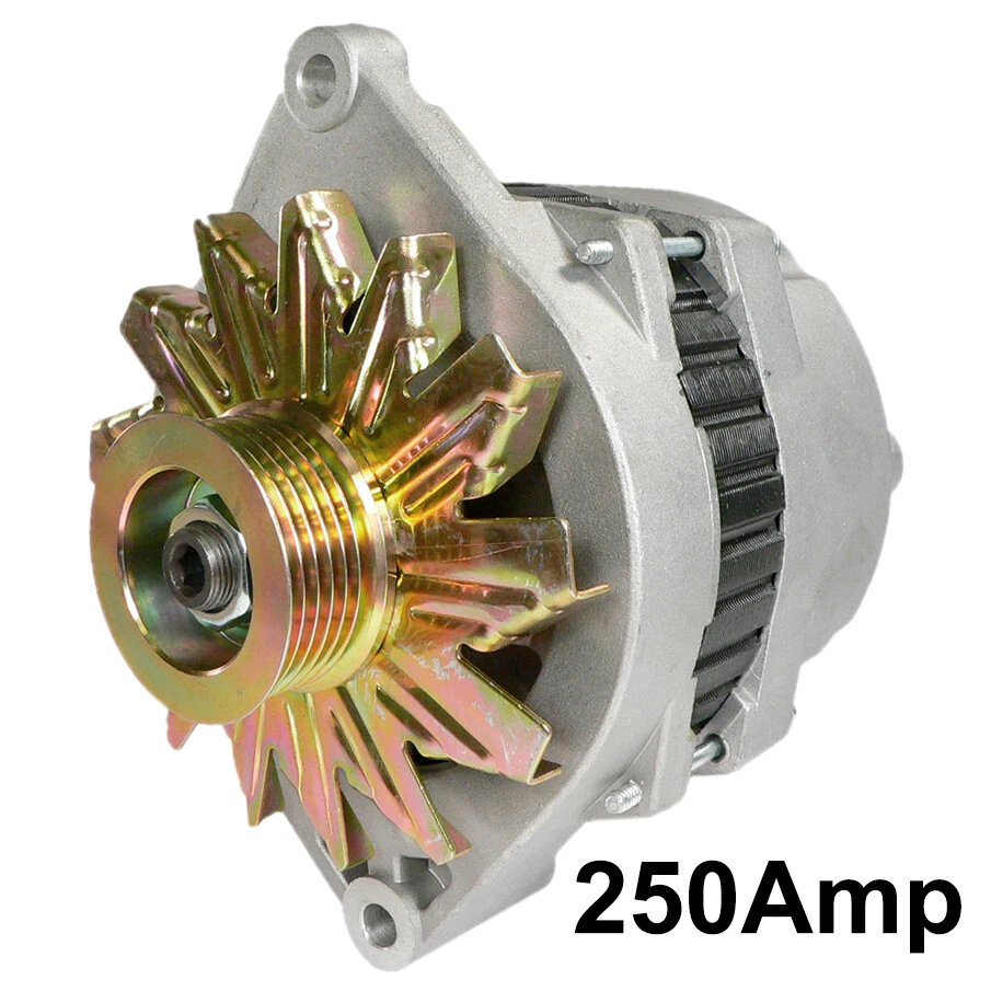 ALTERNADOR 12V 250AMP COMPATIBLE CON CHEVROLET CAPRICE CADILLAC BROUGHAM 5,7L 5,0L 4,3L Foto 3 de 3