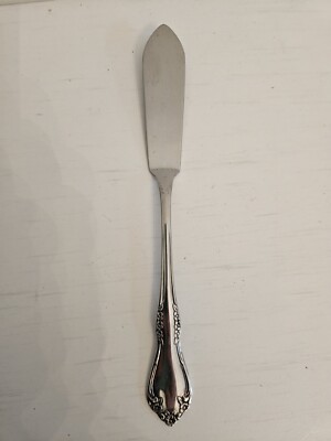 WM. A. Rogers Oneida Mansfield Stainless Butter Spreader 6.75'' Made in USA