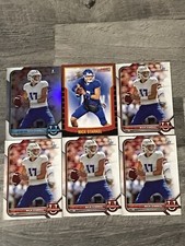 Nick Starkel 2022 Bowman University Chrome Refractor 1st & Base Jets