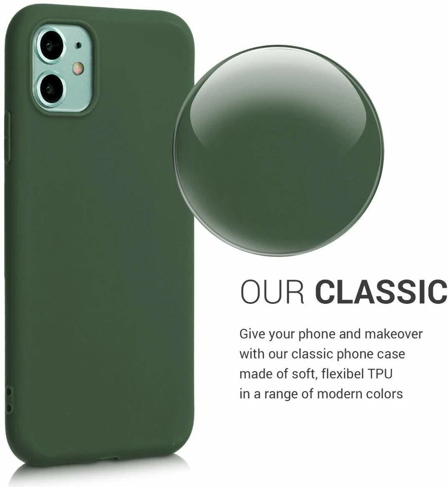 COVER CUSTODIA PER APPLE IPHONE 11 11 PRO MAX  XR XS + PELLICOLA VETRO TEMPERATO - Immagine 4 di 4