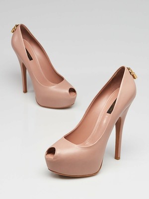 lv nude heels