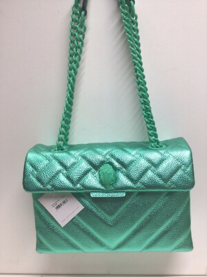 Kurt Geiger London Green Kensington Shoulder Bag