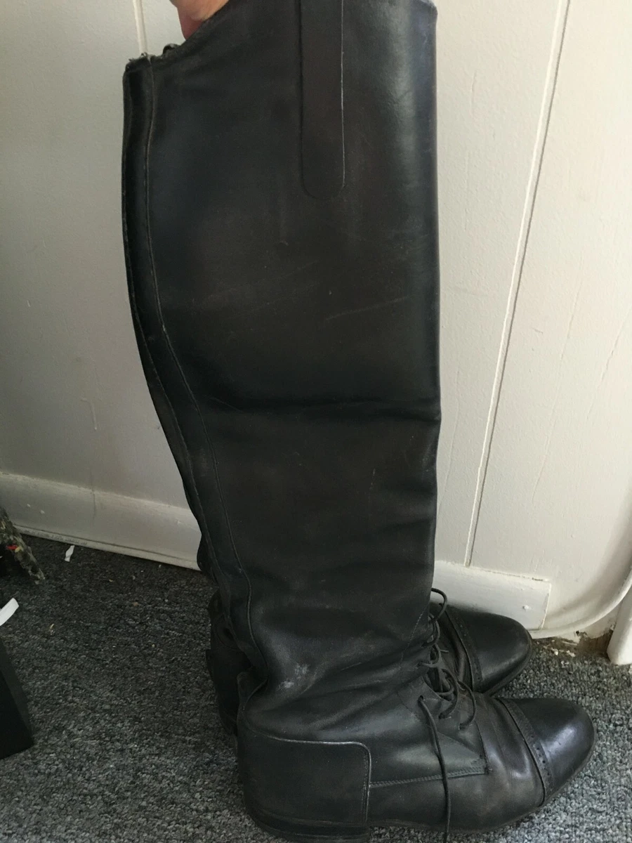 Konig dressage boots Ladies 8 8 1 12 lace up used eBay