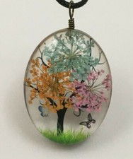 Butterfly Girl Necklace Pendant Jewelry Girls Women