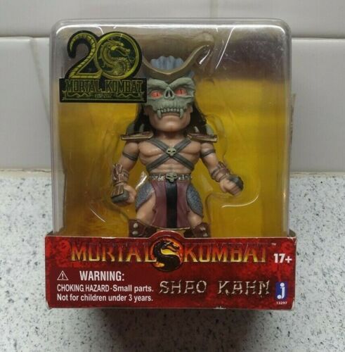 Jazwares 3" Mortal Kombat 9 20th Shao Kahn Super Deformed Mini action Figure NIB - Picture 1 of 4