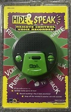 Hide  Speak MGA-2300 Remote Control Voice Recorder MGA Entertainment 1996 Rare