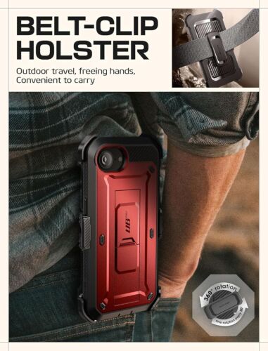 SUPCASE for iPhone 16e 6.1'' 2025 Full Body Protection Case Heavy Duty New Cover - Picture 5 of 37