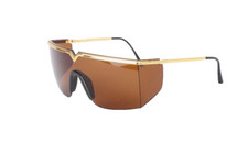 Gianni Versace S90 Color 04M Vintage NOS New Old Stock Mask Gold Brown