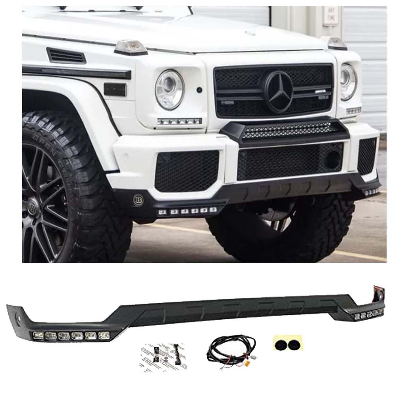 G63 Body Kit Bumper Lower Lip Facelift Grille Headlight Covers LED Signal Brabus