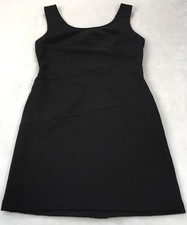 Forever 21 Women's Size L Bodycon Black Dress Sleeveless Texture Fitted Stretch