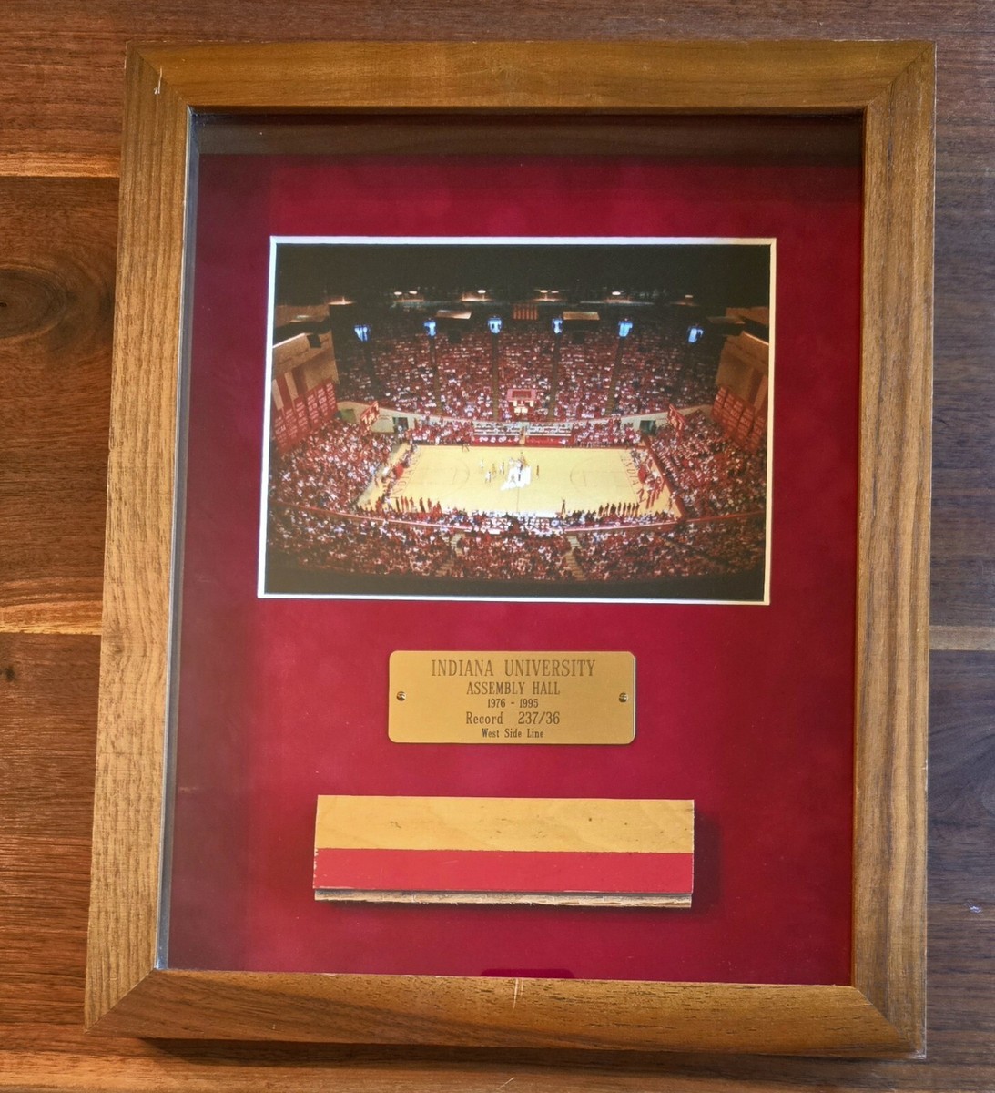 NCAA Indiana Hoosiers Wood Sign - 5x10 Inch Hardboard With Rope Hanger