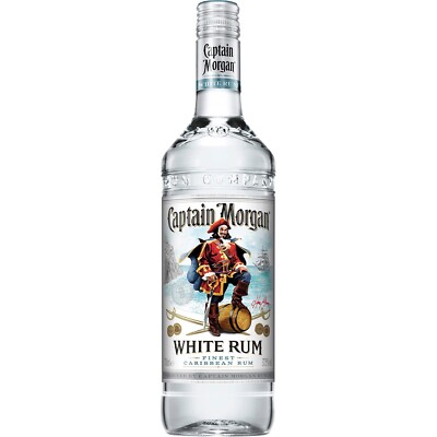 Captain Morgan White Rum mit 0,7 Liter 37,5% Vol.