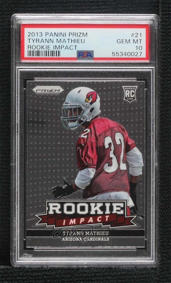 Tyrann Mathieu Panini Prizm Rookie Impact #21 Base