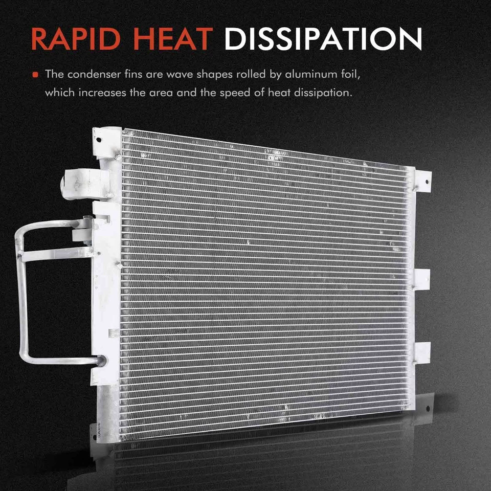 1Pc AC Condenser w/ Bracket for Chevrolet Colorado GMC Canyon Isuzu i-290 i-370 - Image 4 of 4