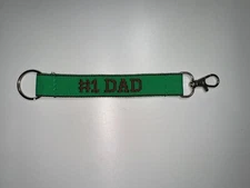  "#1 DAD"  Nylon Strap Keychain G#3