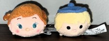 NEW Disney Tsum Tsums Frozen Anna and Kristoff 3.5" Plush