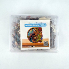 Crafthub - Premium Wooden Jigsaw Puzzles Size A3 - Parrot Yin Yang