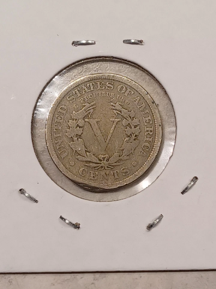 1911 V Nickel Planchet Defect Obverse  - Image 2 of 4