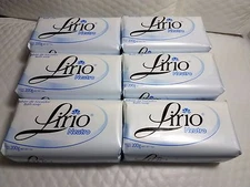 6 PACK LIRIO NEUTRO BATH SOAP BIG SIZE 200 GR NET WT 7 OZ NEUTRAL SOAP RARE