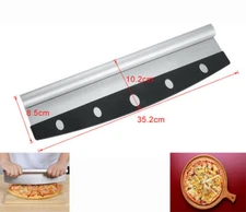 Kitchen Premium 14" Pizza Cutter Sharp Rocker Blade Design with Protective Cover