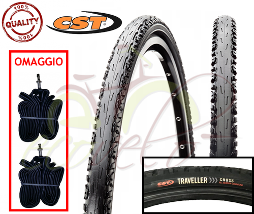 2 COPERTONI 26 X 1.60 +CAMERE MTB CST C1096-P CROSS 44-559 SEMISLICK SEMI  SLICK | eBay