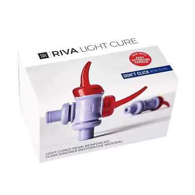 SDI Riva LC Light Cure Resin Reinforced Glass Ionomer Restorative 50 Capsule A2