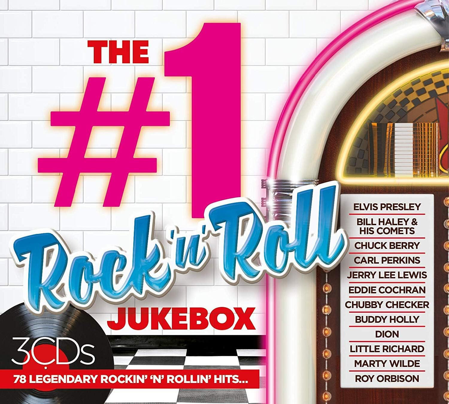 THE # 1 ROCK'N' ROLL JUKEBOX 78 LEGENDARY ROCK 'N' ROLL HITS 3 CD SET NEW SEALED