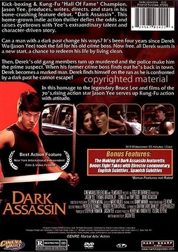 Dark Assassin (DVD, 2006) Cung Le, Thomas Braxton Jr., Jason Yee, Tony Todd - Imagen 2 de 2
