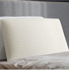 100 Natural Talalay Latex Pillow, Deluxe Standard Size Medium Support A954