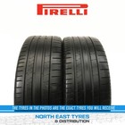 2X 265 35 22 102V PIRELLI P ZERO 46MM PART WORN PAIR VOL PNCS