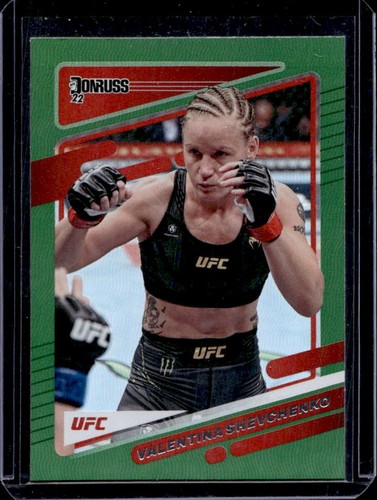 2022 Donruss UFC Valentina Shevchenko Green Flood #40