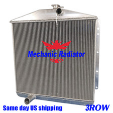 Fit 1954-1956 Oldsmobile 88 Super 8898starfire Manual Cooling Radiator 3-rows