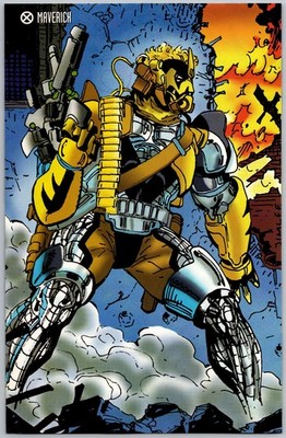 Havok Maverick X-Men Trading Cards Comic Poster Art Pin-Up