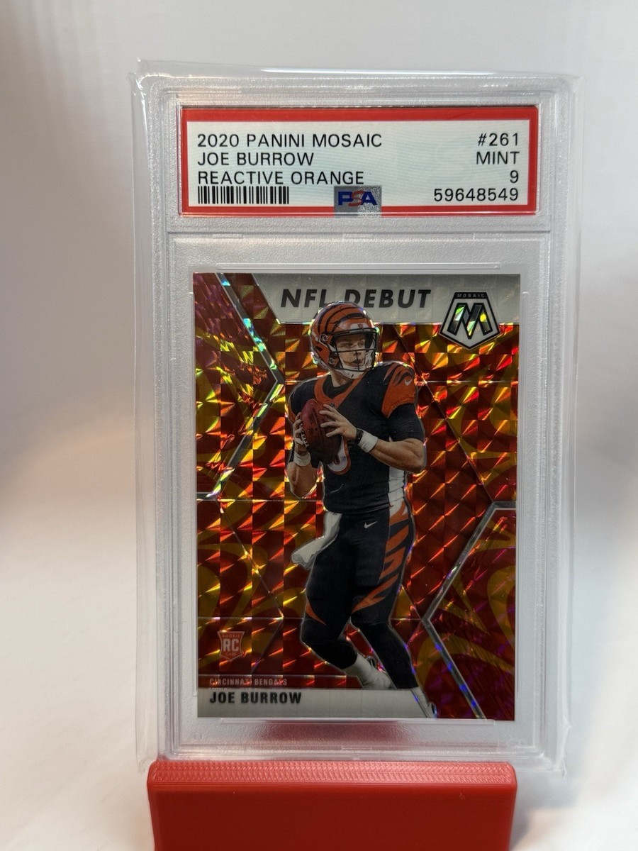 2020 Panini Mosaic - NFL Debut Joe Burrow #261 Mosaic Reactive