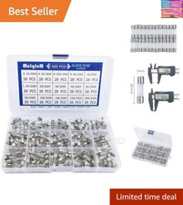 300 Pcs 15 Values 5 x 20mm Fast-Blow Glass Fuse Assortment, 250V 0.1A/ 0.25A/...