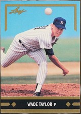 1991 Leaf #BC16 Wade Taylor Gold Leaf Rookies Baseball NM