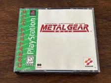 Metal Gear Solid Greatest Hits - PlayStation 1 Complete CIB w/ Manual Reg Card