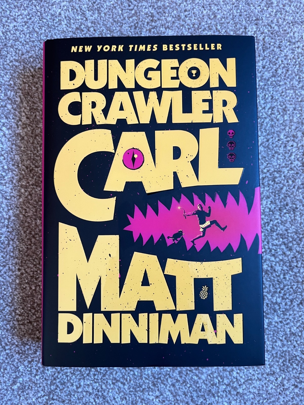 Matt Dinniman SIGNED Dungeon Crawler Carl Hardback DCC Book 1 First Edition