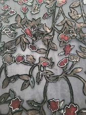 Velvet Scarf Burn Out Design