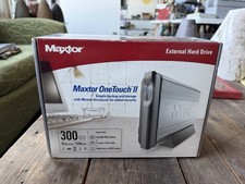 Maxtor OneTouch II External Hard Drive 300GB 7200 RPM New Open Box