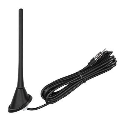 Eightwood Car Stereo AM FM Radio Antenna, Universal antenna with 16ft cable 