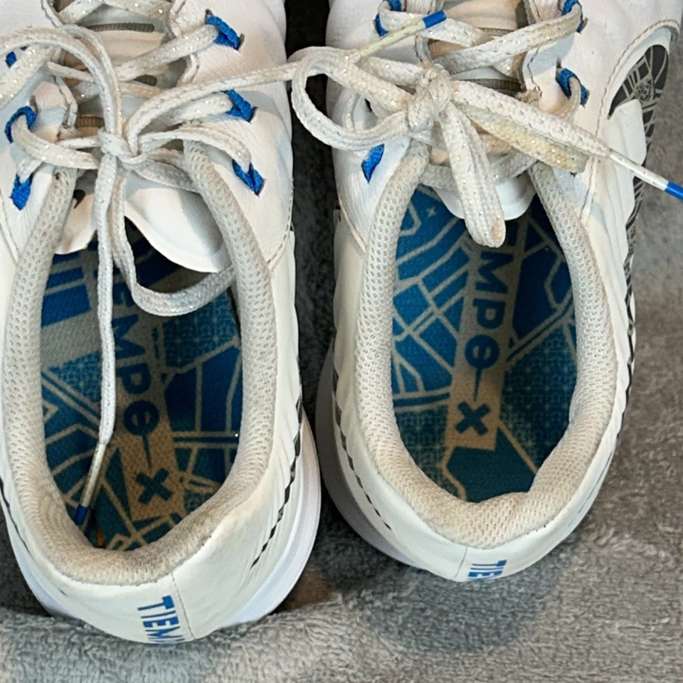 Nike TiempoX Legend 7 Pro TF AH7249-107 Size 6.5 White Blue Grey - Image 4 of 4