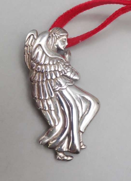 U.S.H.S. 1999 sterling deMatteo angel ornament